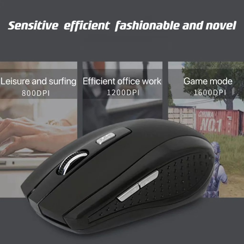 Wireless Optical Mouse Ergonomic 24G 1