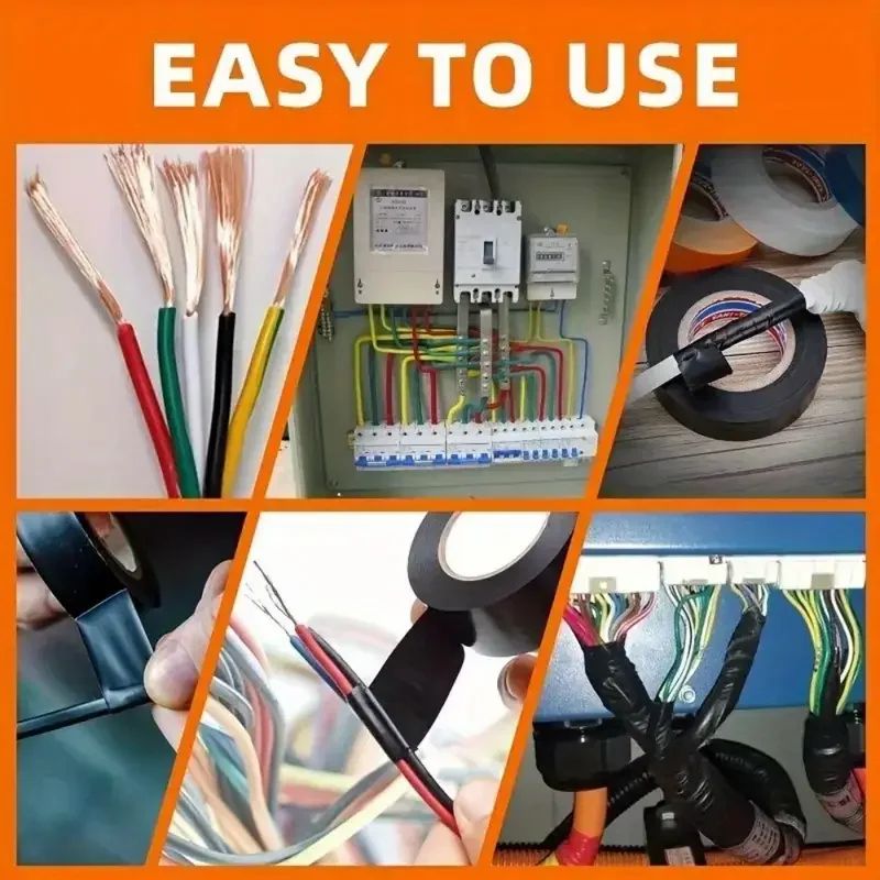 Multi Color Electrical Tape Set Fireproof 6