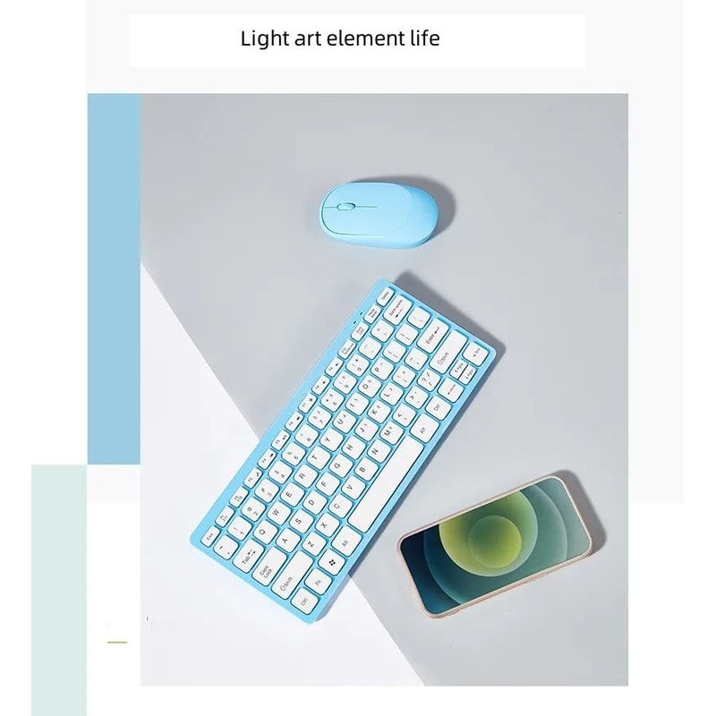 Wireless Keyboard Mouse Combo 24G 6