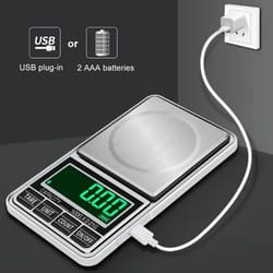 rechargeable mini pocket jewelry scale