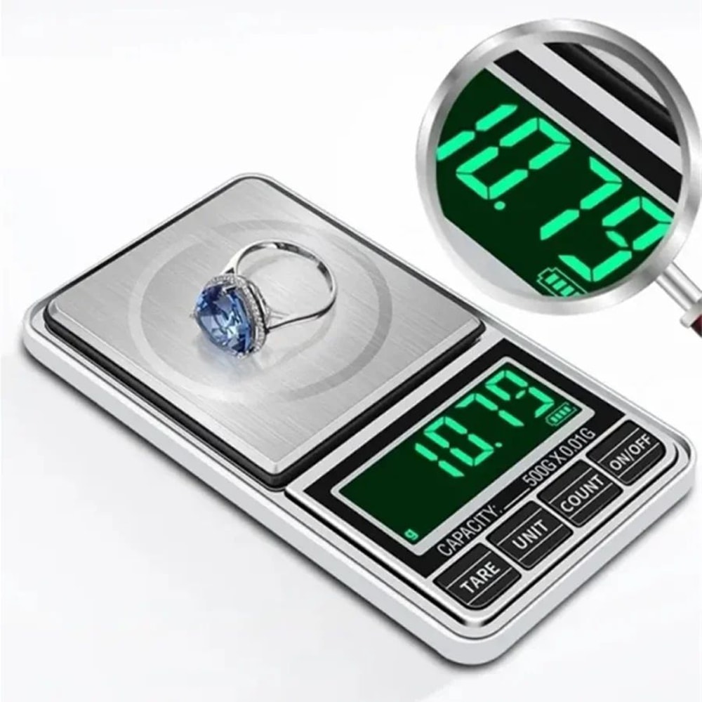 Rechargeable Mini Pocket Jewelry Scale 2