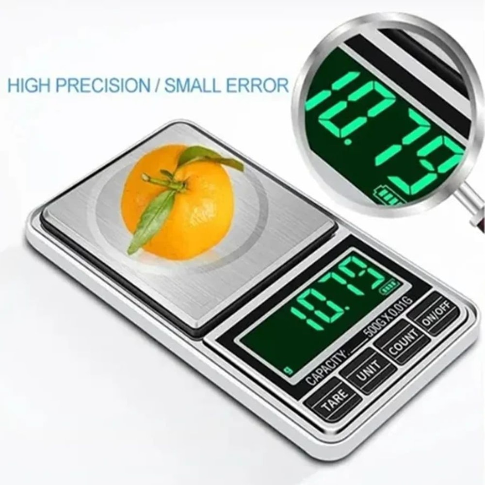 Rechargeable Mini Pocket Jewelry Scale 4