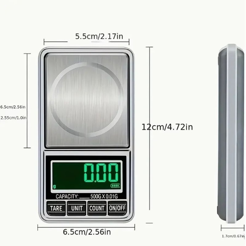 Rechargeable Mini Pocket Jewelry Scale 5