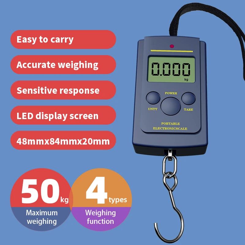 Portable Digital Hanging Scale 50kg 1