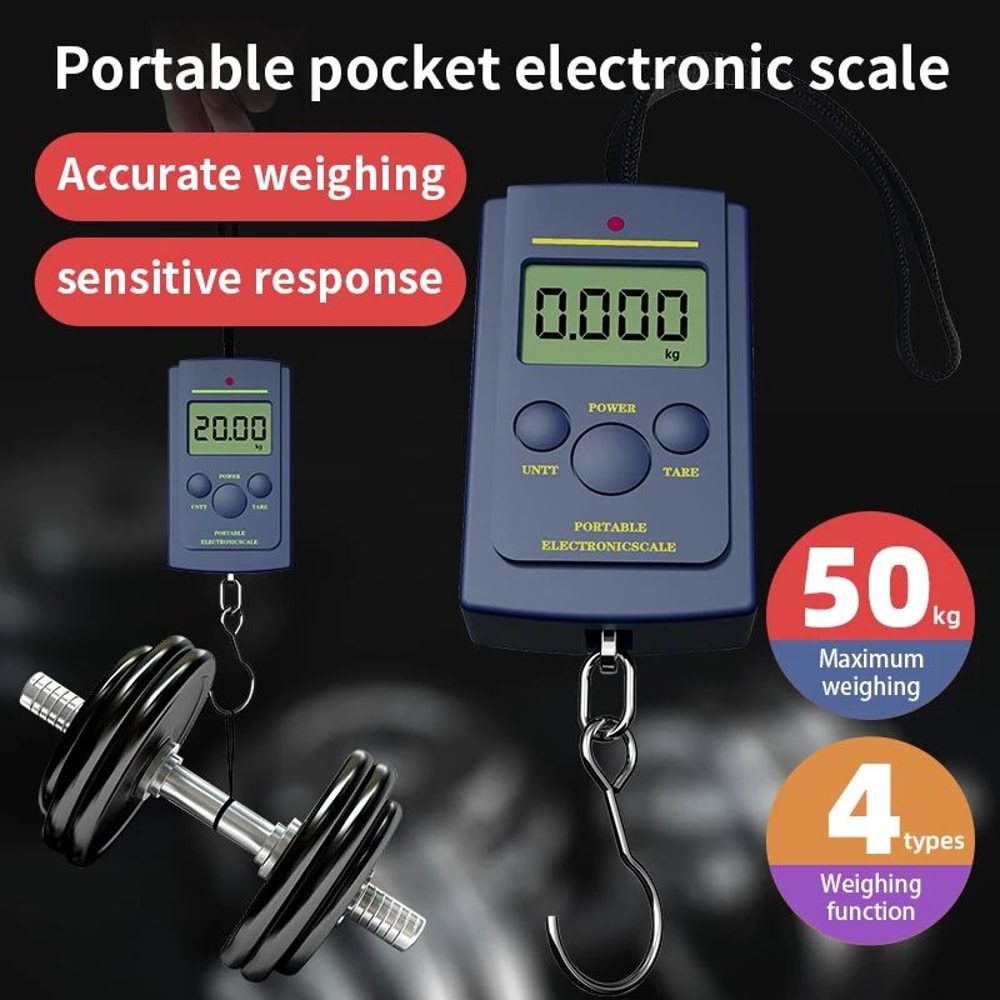 Portable Digital Hanging Scale 50kg 2