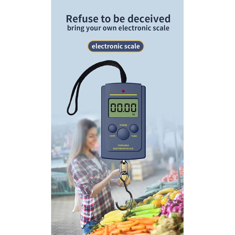 Portable Digital Hanging Scale 50kg 8