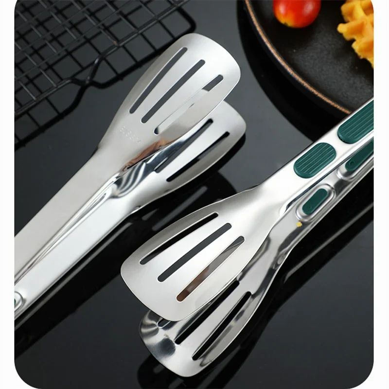 Stainless Steel Non Slip Food Tongs 7