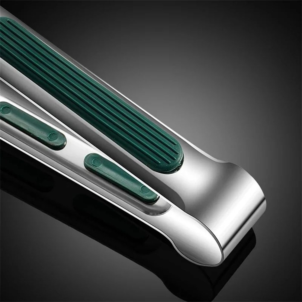 Stainless Steel Non Slip Food Tongs 8