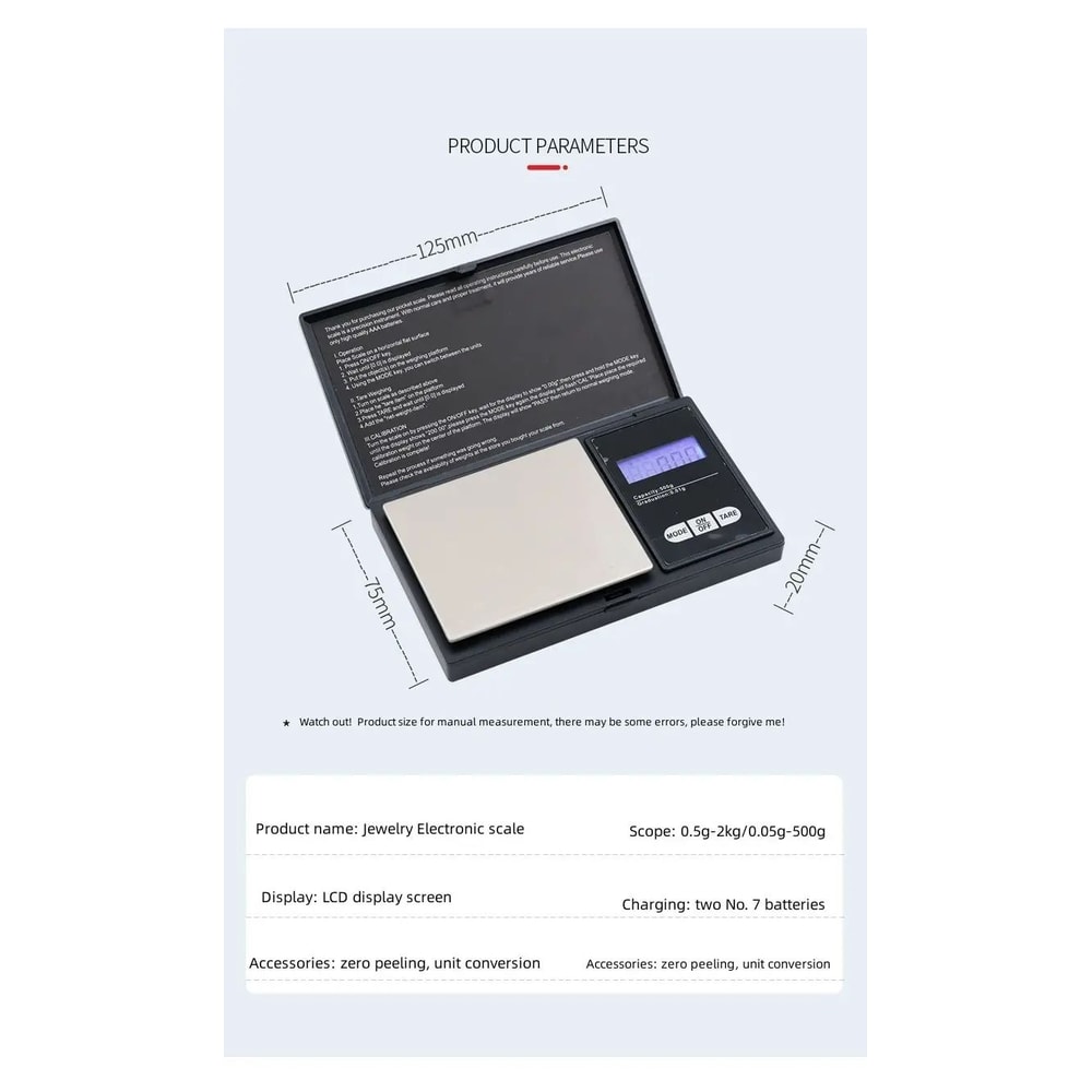 Mini Digital Pocket Jewelry Scale 15