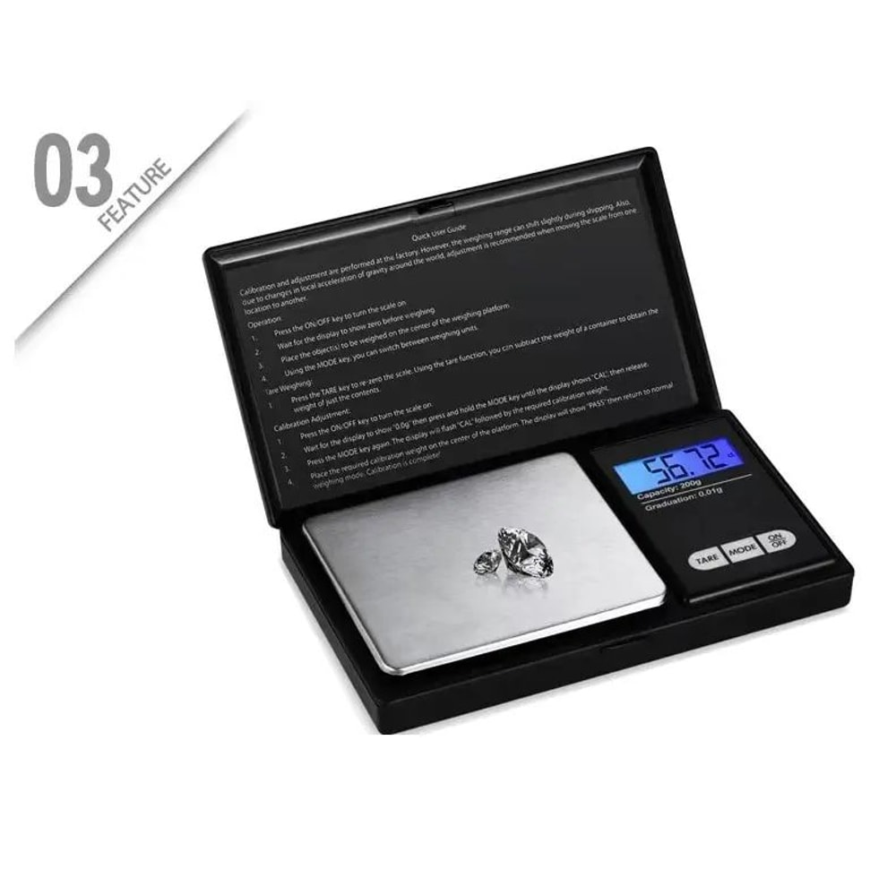 Mini Digital Pocket Jewelry Scale 7