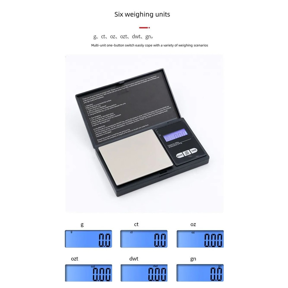 Mini Digital Pocket Jewelry Scale 12