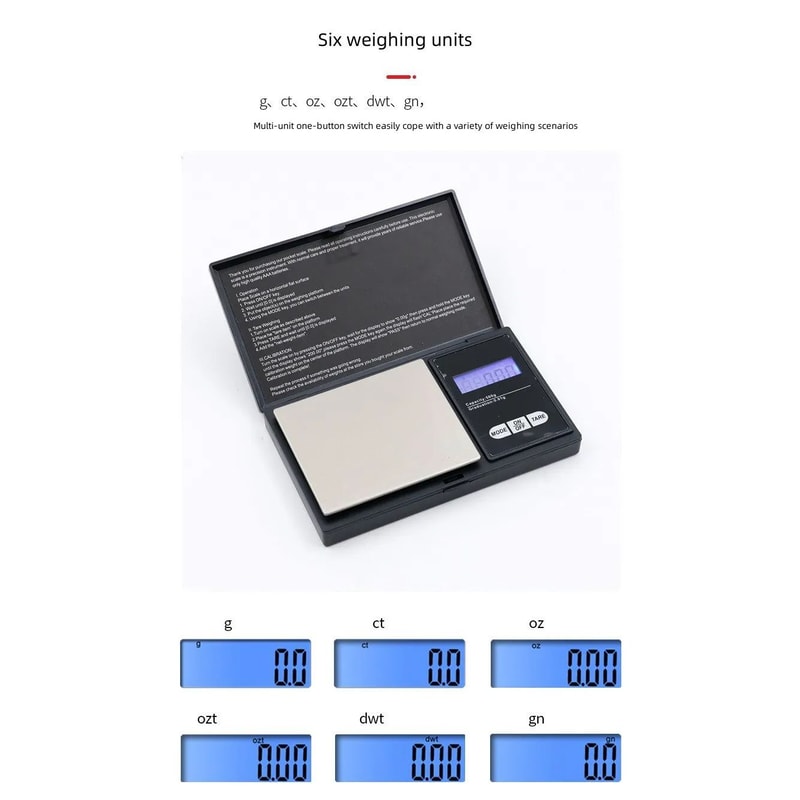 Mini Digital Pocket Jewelry Scale 12