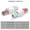 2 Pcs ZoeRax Tool Free RJ45 Cat6 Connectors 4
