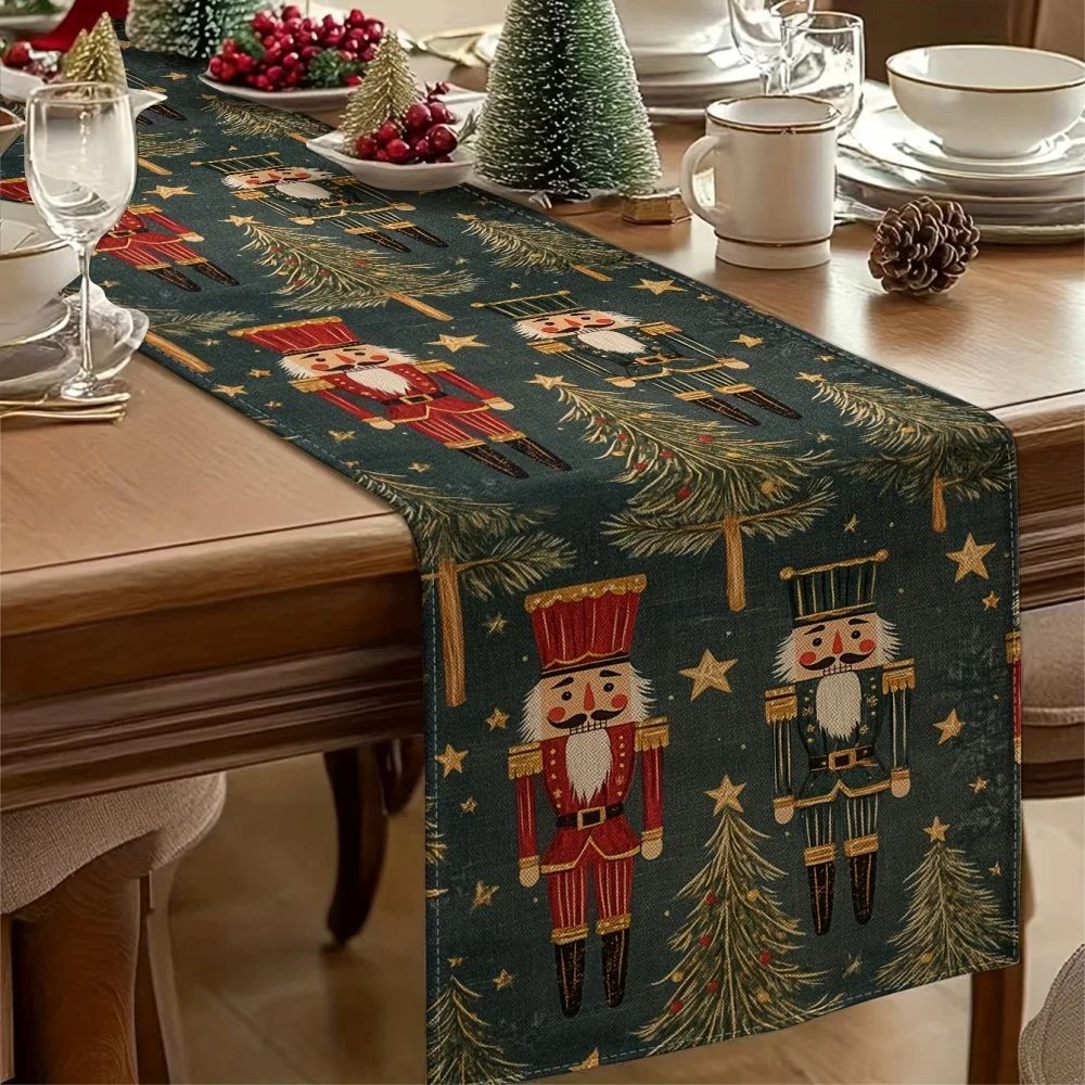 Nutcracker Christmas Table Runner Decor 4