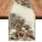 Winter Floral Table Runner Holiday Decor 0