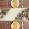 Winter Floral Table Runner Holiday Decor 1