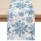 Blue Snowflake Christmas Table Runner 0