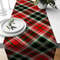 Red Green Plaid Christmas Table Runner 2