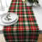 Red Green Plaid Christmas Table Runner 4