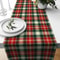 Red Green Plaid Christmas Table Runner 4