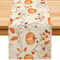 Pumpkin Fall Leaves Table Runner Decor 1