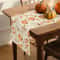 Pumpkin Fall Leaves Table Runner Decor 3