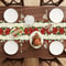 Poinsettia Christmas Table Runner Decor 2