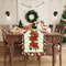 Poinsettia Christmas Table Runner Decor 3