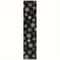 Black White Snowflake Christmas Table Runner 1