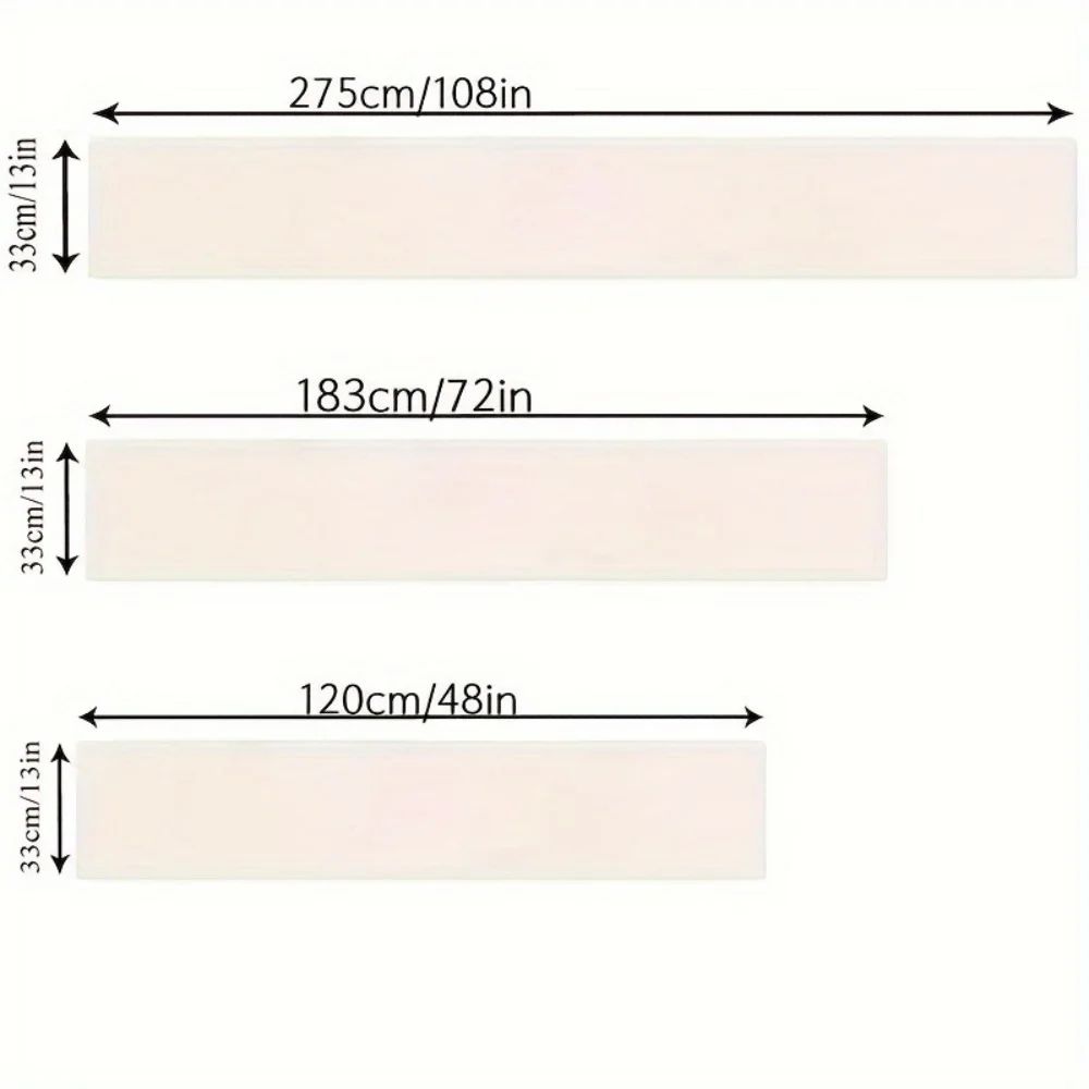 Black White Snowflake Christmas Table Runner 4