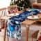 Merry Christmas Blue Table Runner 1