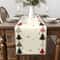 Red Black Beige Christmas Table Runner 0