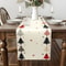 Red Black Beige Christmas Table Runner 0