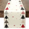 Red Black Beige Christmas Table Runner 4