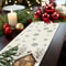 Forest Snow Cabin Christmas Table Runner 1