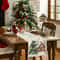 Forest Snow Cabin Christmas Table Runner 4