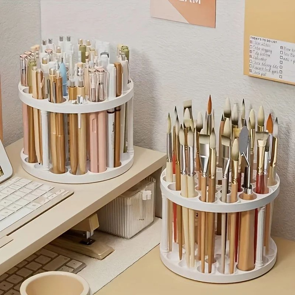 360 Rotating Brush Holder Organizer 1