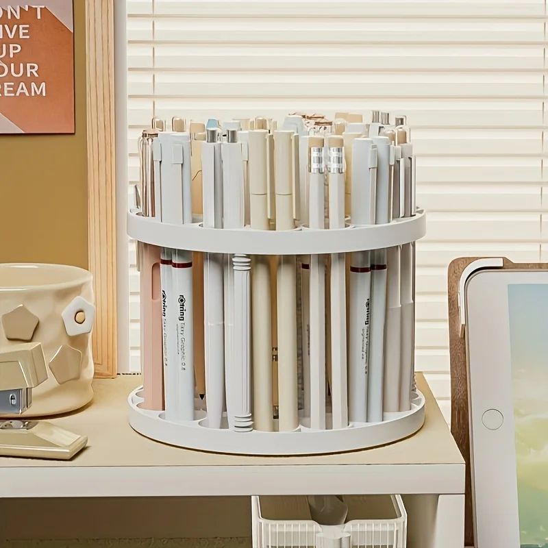 360 Rotating Brush Holder Organizer 4