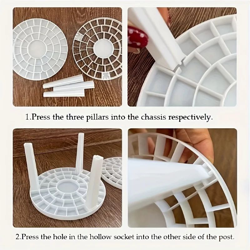 360 Rotating Brush Holder Organizer 6