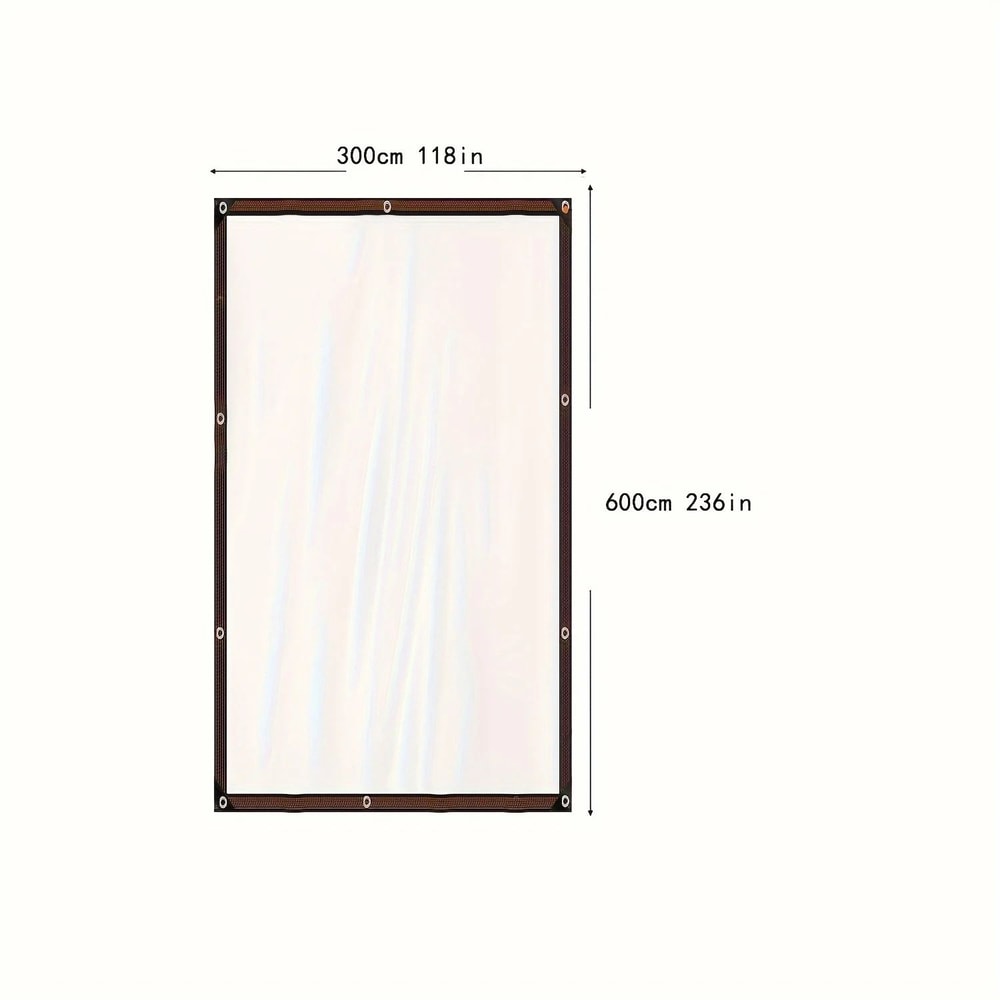 Transparent Waterproof Heavy Duty Tarp 1