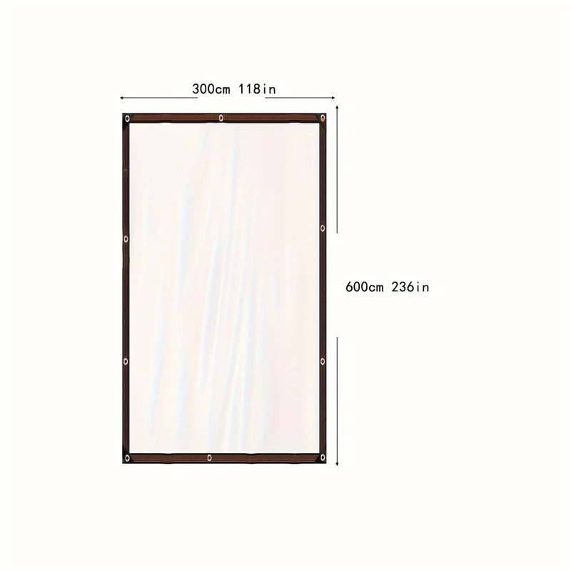 Transparent Waterproof Heavy Duty Tarp 1