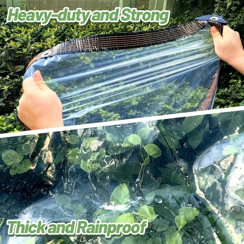Transparent Waterproof Heavy Duty Tarp 3