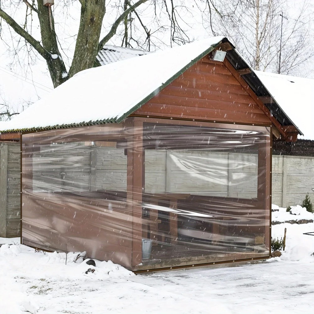 Transparent Waterproof Heavy Duty Tarp 4