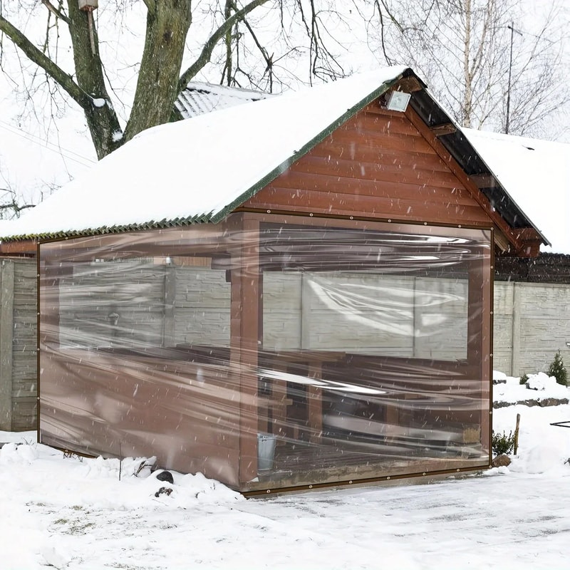 Transparent Waterproof Heavy Duty Tarp 4