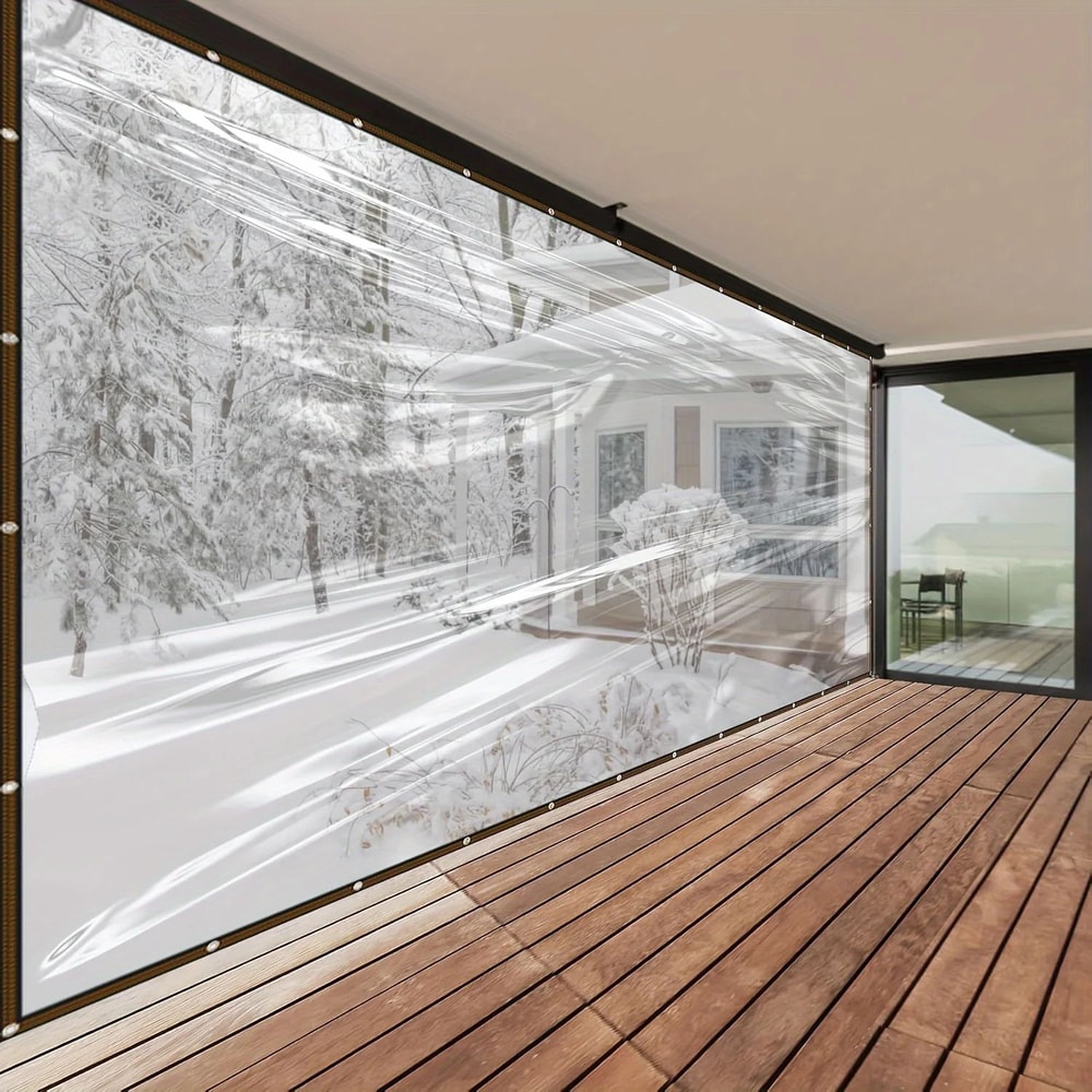 Transparent Waterproof Heavy Duty Tarp 5