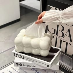 cloud shaped tissue box holder