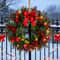 Large Christmas Wreath Red Berry 0