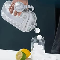 2 in 1 folding ice maker bottle