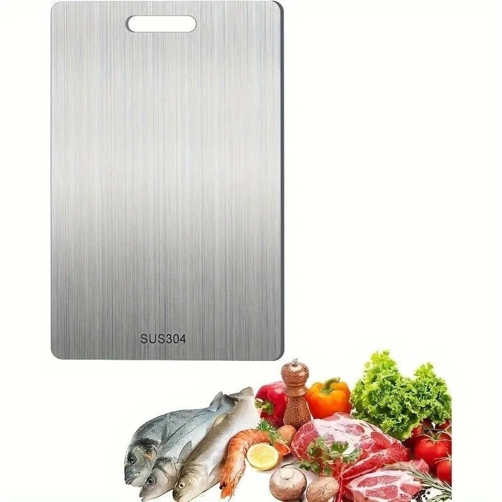 Titanium Grade Stainless Steel Chopping Board 4
