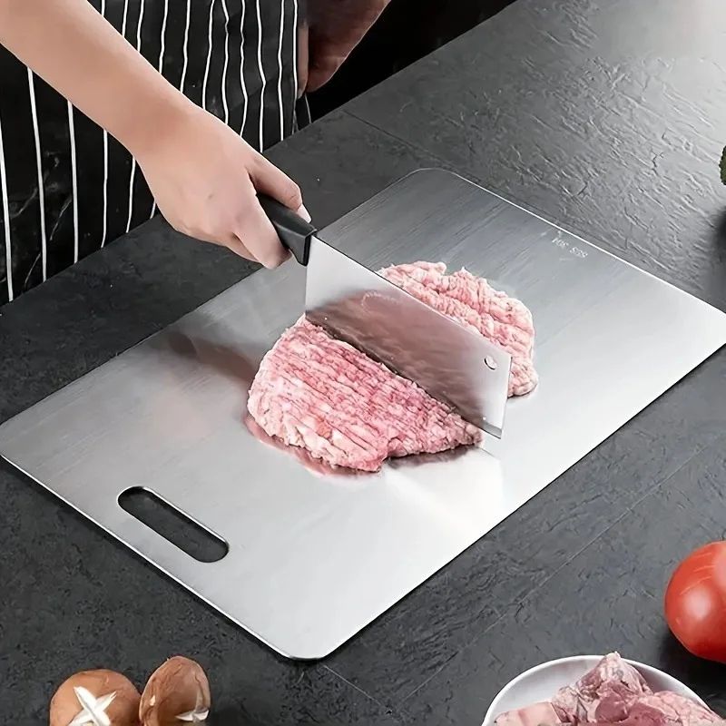Titanium Grade Stainless Steel Chopping Board 5